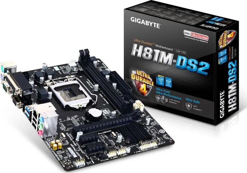 Placa base Gigabyte GA-H81-DS2 Miro-ATX LGA1150