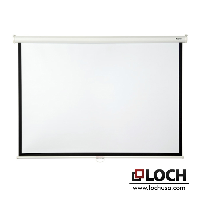 Pantalla manual SCREEN LOCH (84 pulgadas, 4:3, blanco mate)