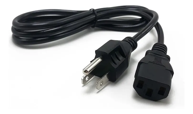 Cable tomacorriente de 1.2 metros de largo