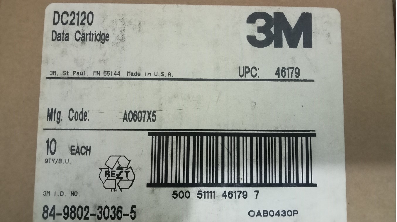 Paquete de 10 minicartuchos DC2120 3M